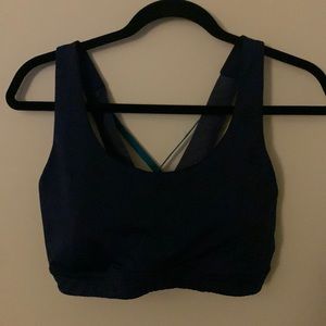LIKE NEW Marika Padded Sports Bra with Cross Strap Detail